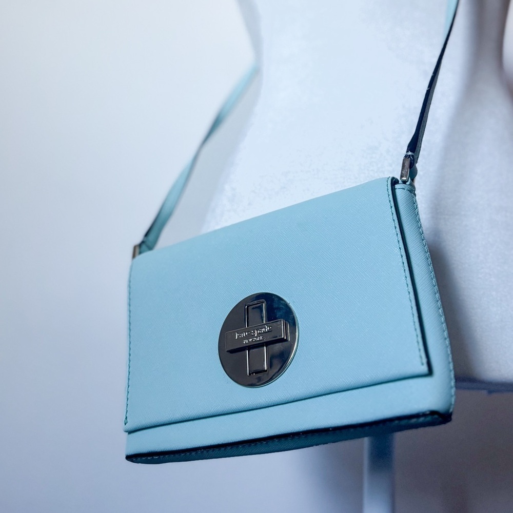 Kate Spade Newbury Lane Sally Crossbody in Light Tiffany Blue - Picture 3 of 10